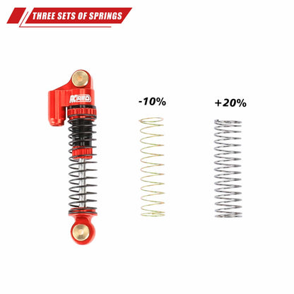 RCAWD AXIAL SCX24 RCAWD SCX24 47mm Oil Filled Shocks Absorber with Extra Springs AXI2409R