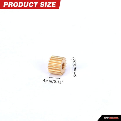 RCAWD Axial SCX24 RCAWD SCX24 Brass 12T 16T Motor Gear 3PCS