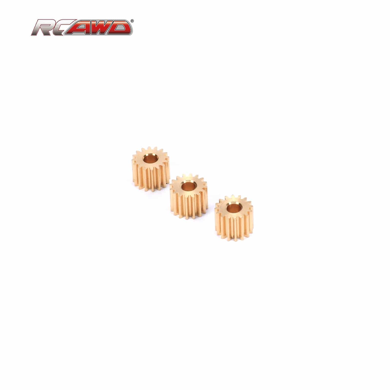 RCAWD Axial SCX24 RCAWD SCX24 Brass 12T 16T Motor Gear 3PCS