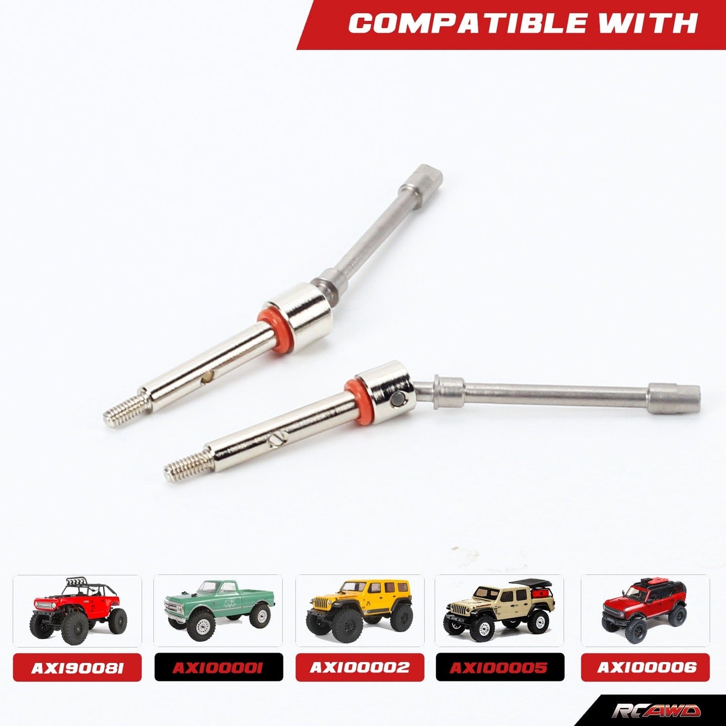 RCAWD Axial SCX24 RCAWD SCX24 CVD Drive Shaft