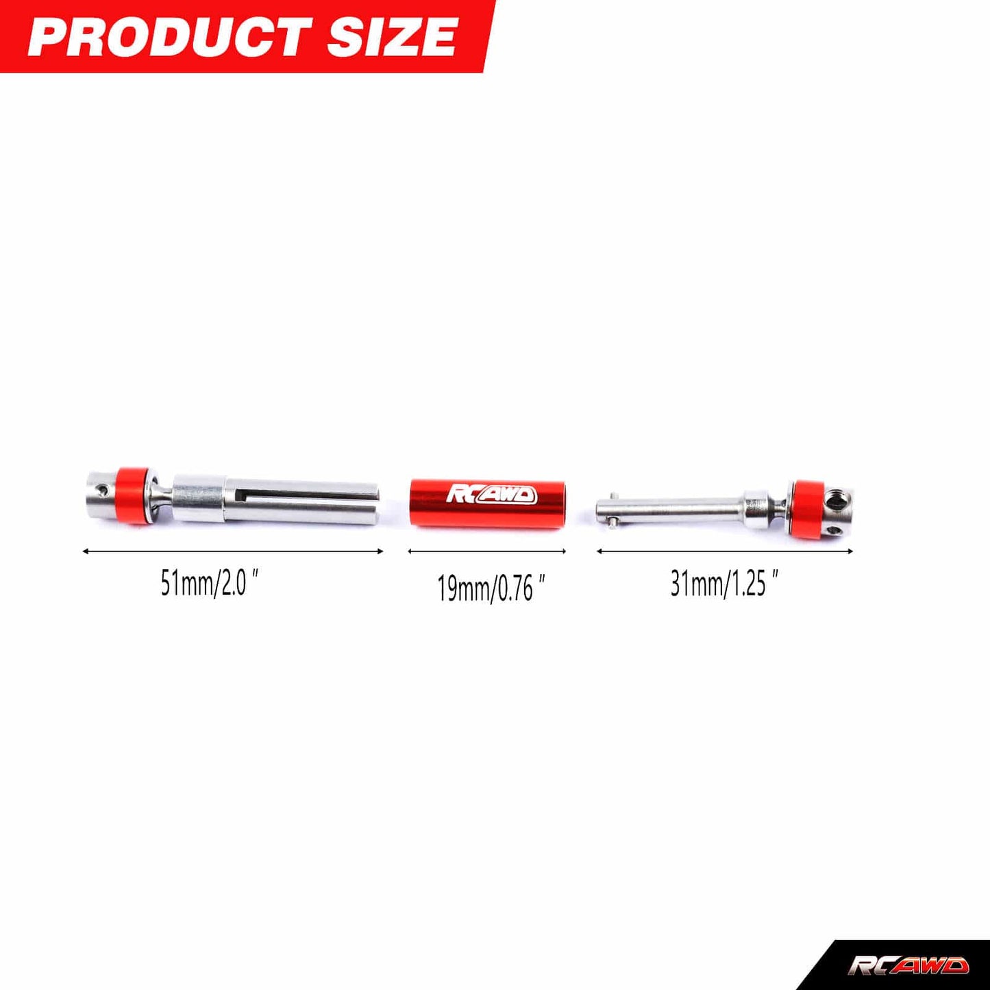 RCAWD AXIAL SCX24 RCAWD SCX24 Driveshafts SCX2586 SCX2569