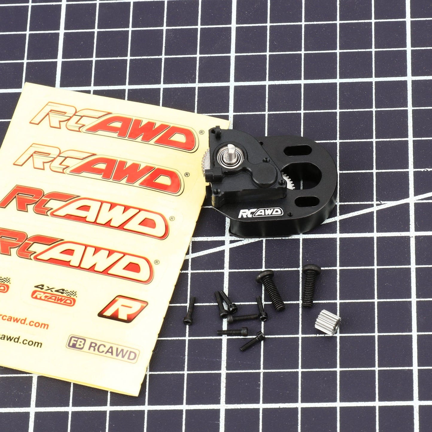 RCAWD AXIAL SCX24 RCAWD SCX24 Full Metal Gearbox of 370 Motor for AXIAL SCX24 Upgrade Parts