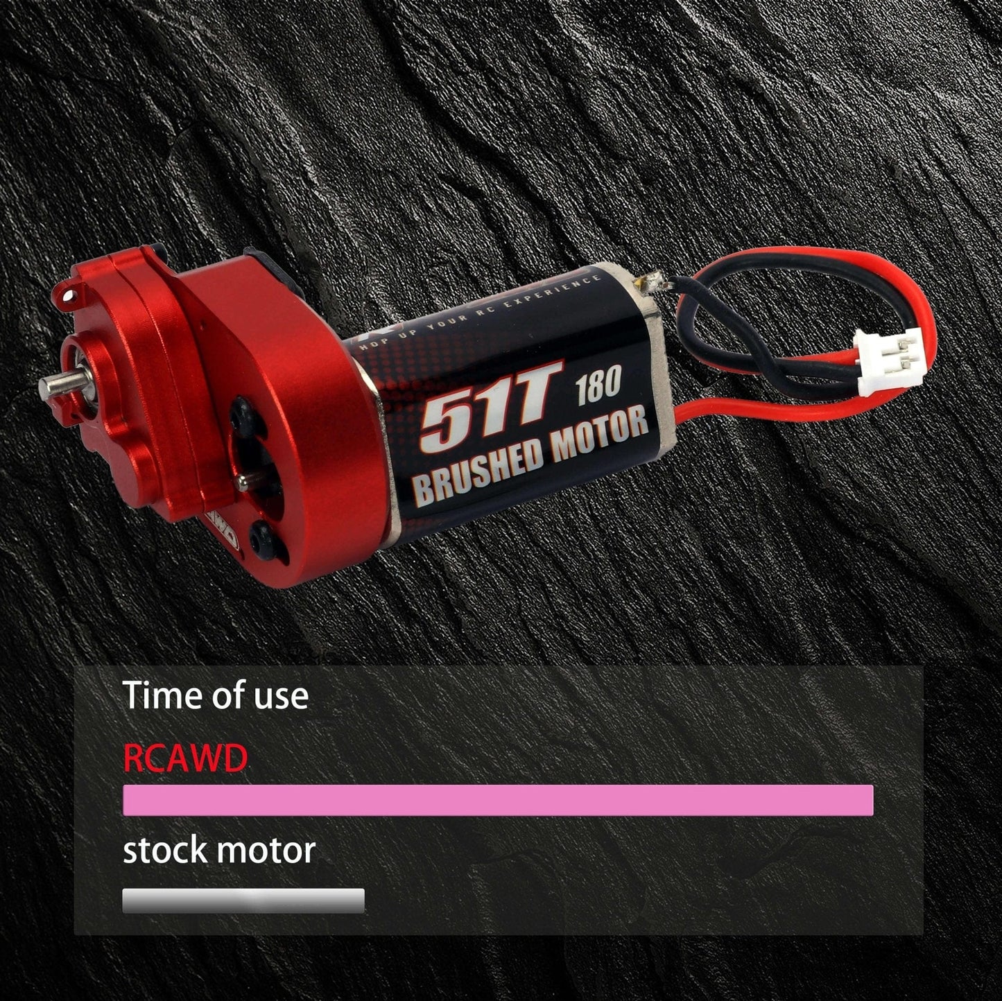 RCAWD AXIAL SCX24 RCAWD SCX24 motor upgrades 180 Motor with metal gearbox combo SCX2550