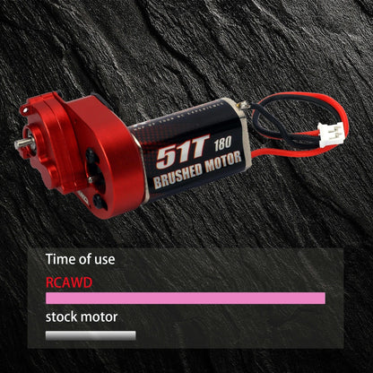 RCAWD AXIAL SCX24 RCAWD SCX24 motor upgrades 180 Motor with metal gearbox combo SCX2550