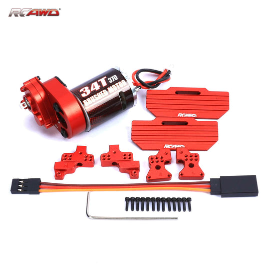 RCAWD AXIAL SCX24 RCAWD SCX24 Motor Upgrades 370 34T Motor and Gearbox Combo Complete Set