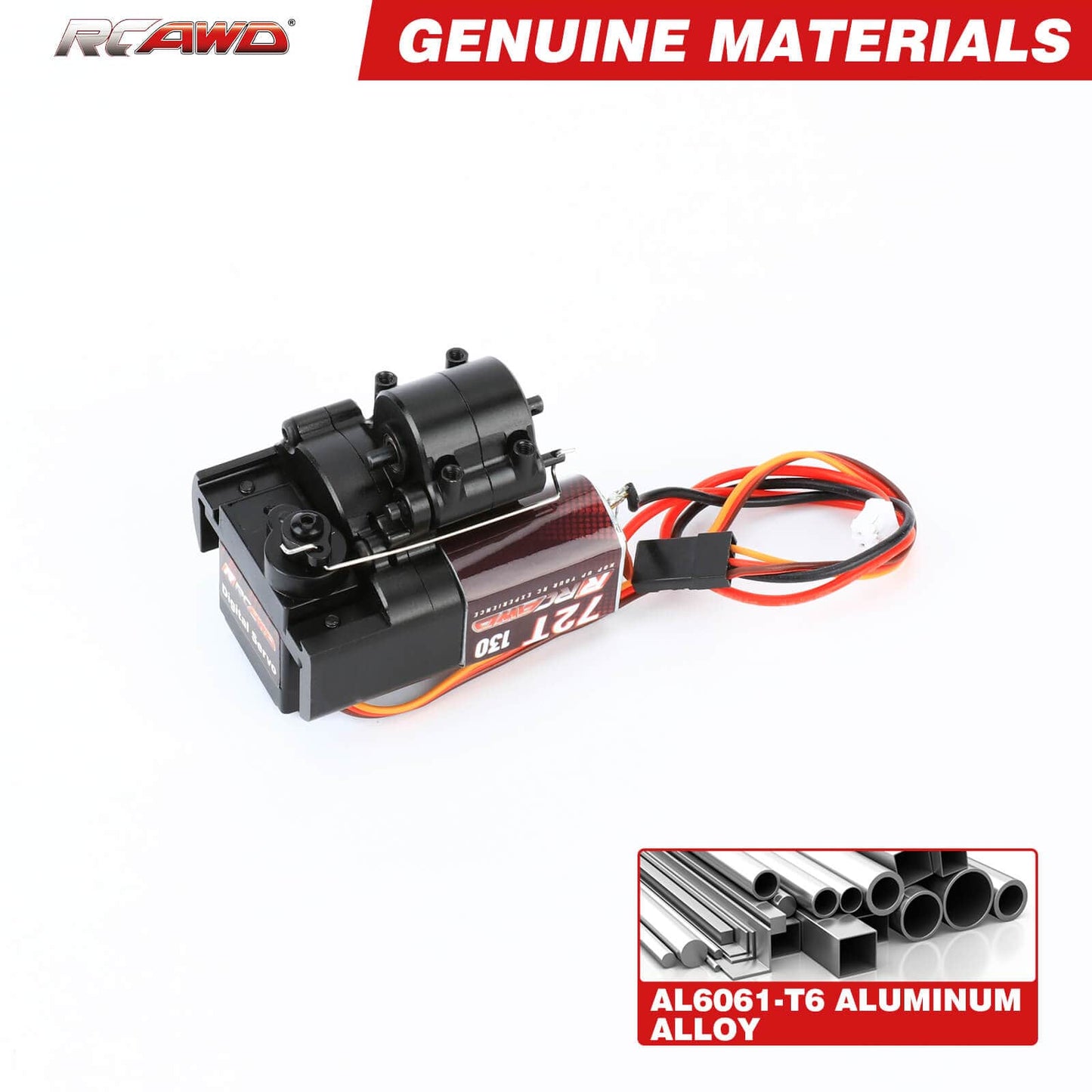 RCAWD AXIAL SCX24 RCAWD SCX24 Motor Upgrades 72T 130 Motor with 2 speed Transmission Gearbox and Mounts Set