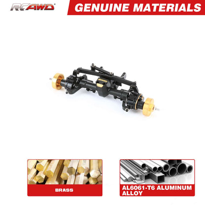 RCAWD AXIAL SCX24 RCAWD SCX24 Portal Axle +6mm With 12T Gears