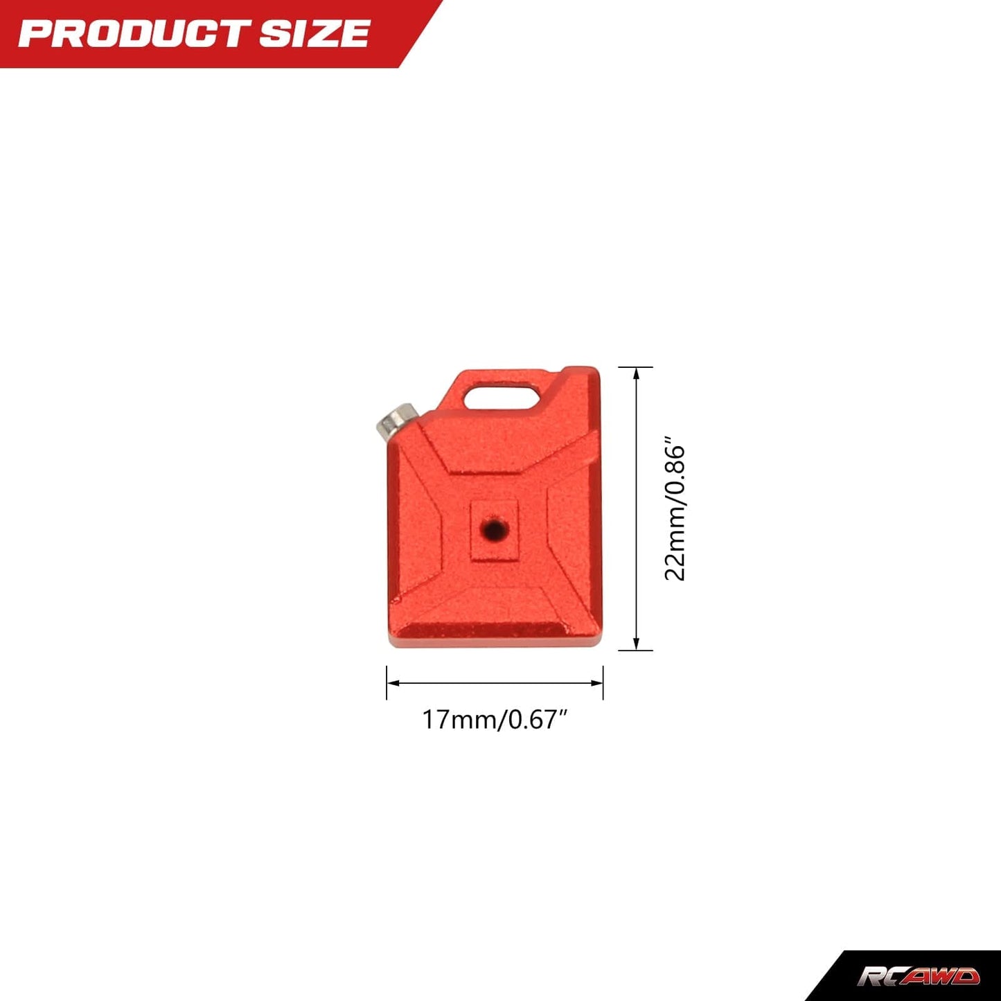 RCAWD AXIAL SCX24 RCAWD SCX24 scale fuel tank SCX2408