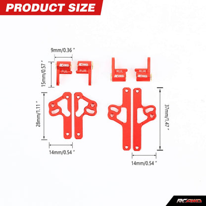 RCAWD AXIAL SCX24 RCAWD SCX24 Shock Flex Blades-SCX24 Upgrade Parts