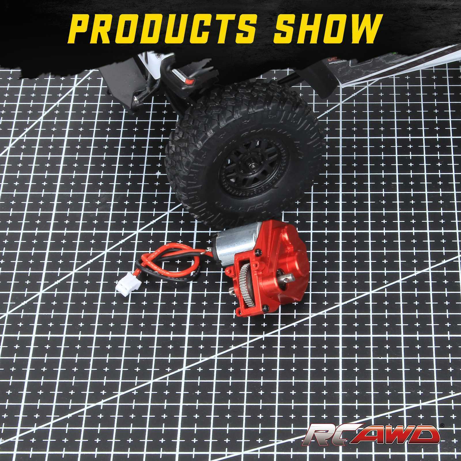 RCAWD AXIAL SCX24 RCAWD SCX24 upgrade 030 55T  Motor Full Metal Gearbox Assembled AXI31608 compatiable with AX24