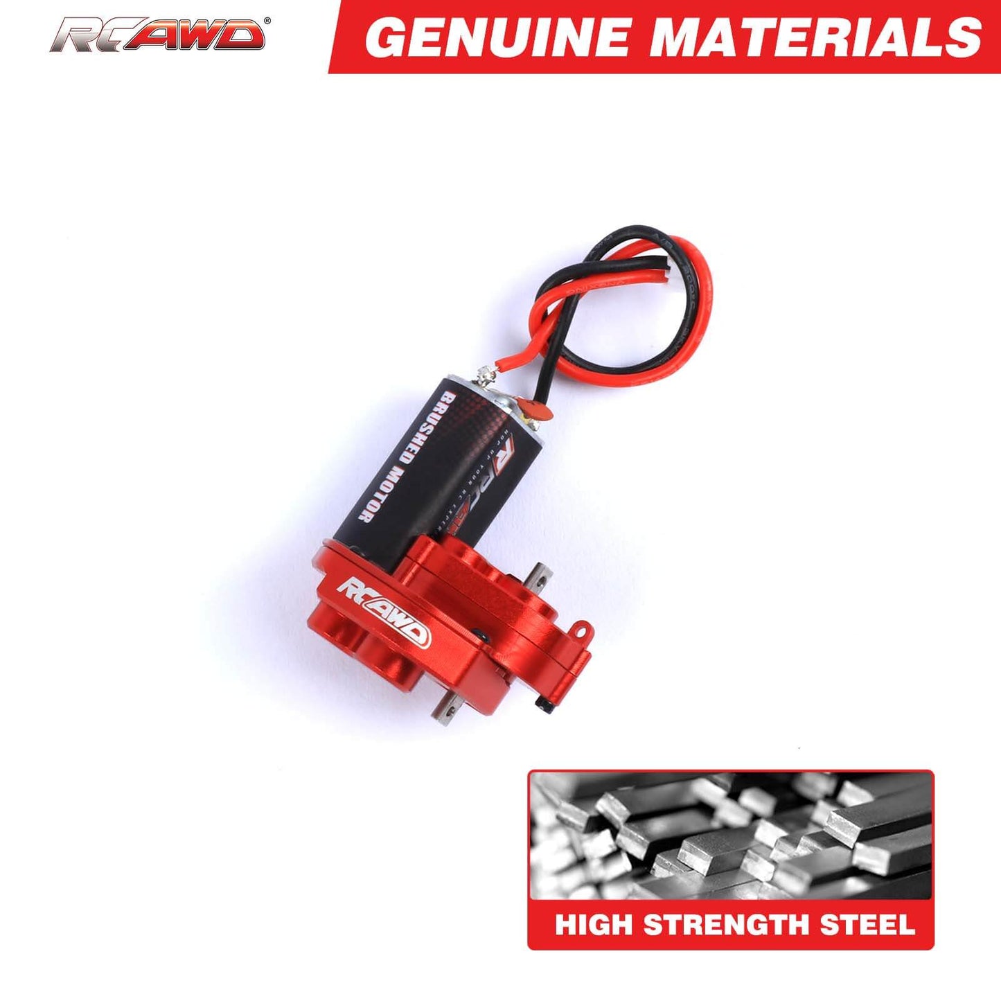 RCAWD AXIAL SCX24 RCAWD SCX24 Upgrade 050 55T Motor Full Metal Gearbox Assembled SCX2571