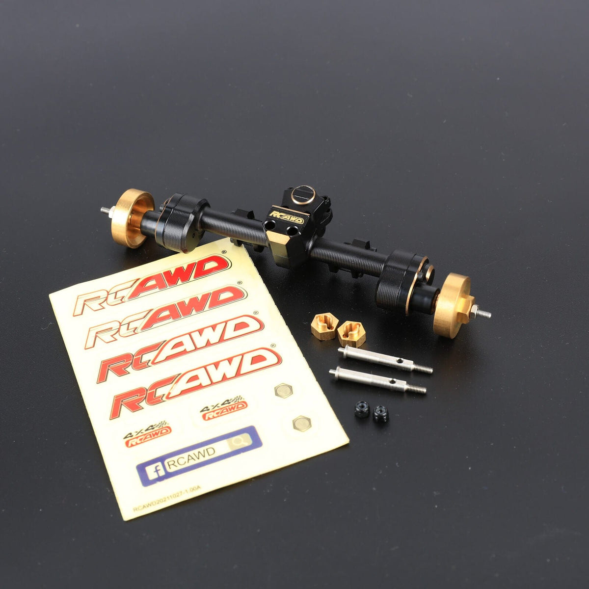 RCAWD AXIAL SCX24 Rear RCAWD SCX24 Portal Axle +6mm With 12T Gears