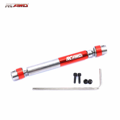 RCAWD AXIAL SCX24 Red / 65-78mm Rear Driveshafts RCAWD SCX24 Driveshafts SCX2585 SCX2569