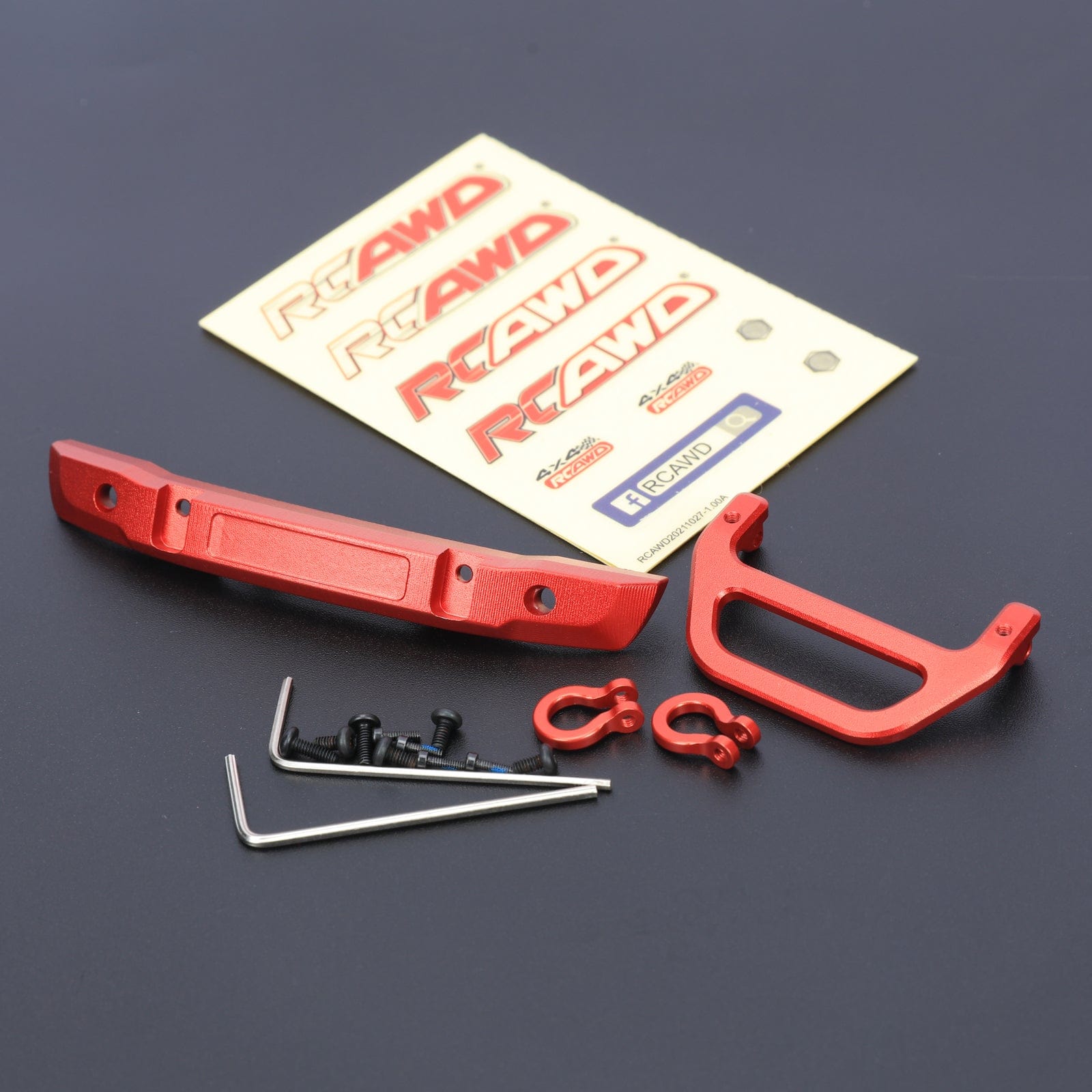 TREAL Aluminum 7075 Front Bumper CNC Machined For 1/24 Axial SCX24 Che C10 Upgrades TREAL Aluminum 7075 Front Bumper CNC Machined For 1/24 Axial SCX24 Che C10 Upgrades