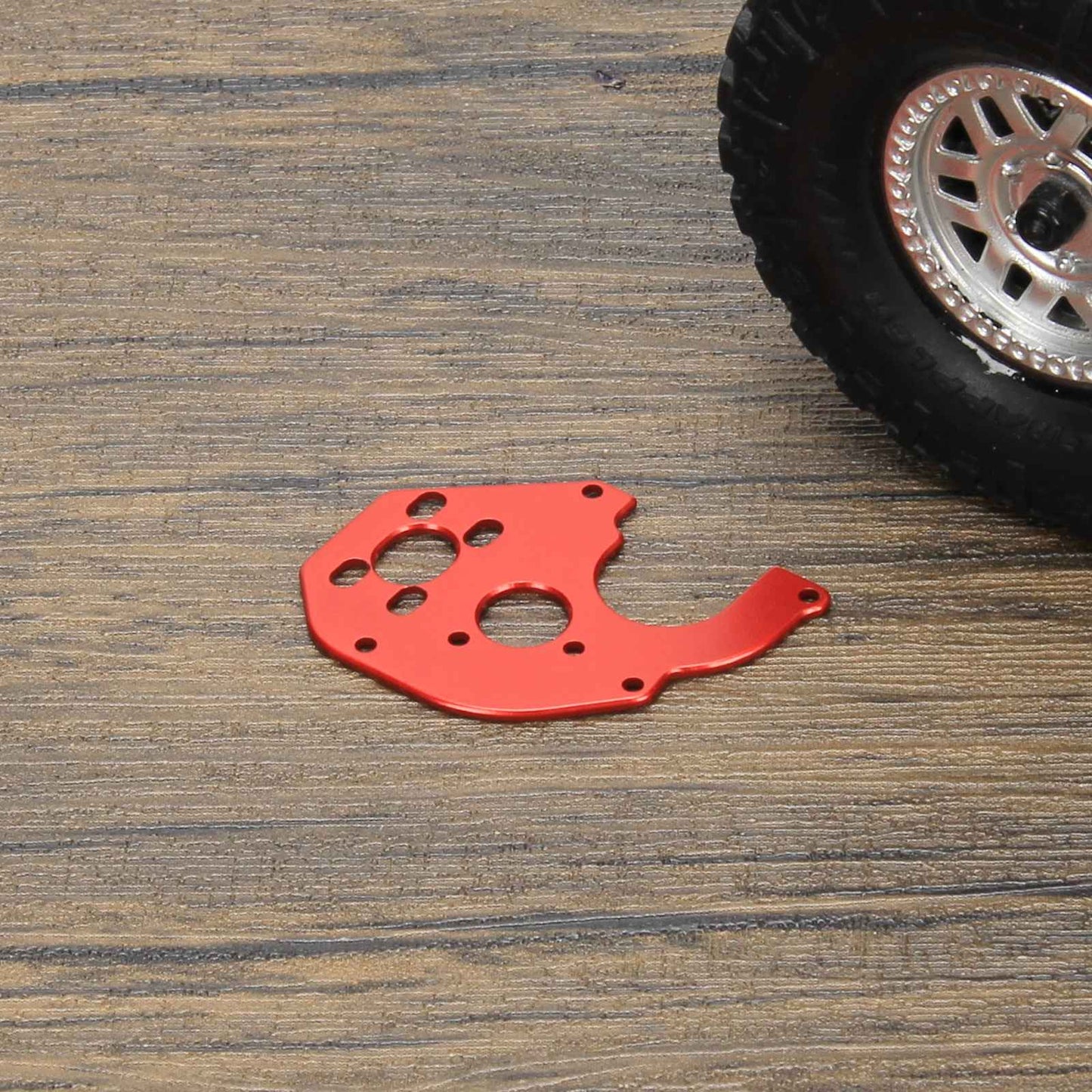 RCAWD AXIAL SCX24 Red RCAWD Axial SCX24 Upgrades Alloy Motor Mount Plate (030 or 050 size motor) SCX2504