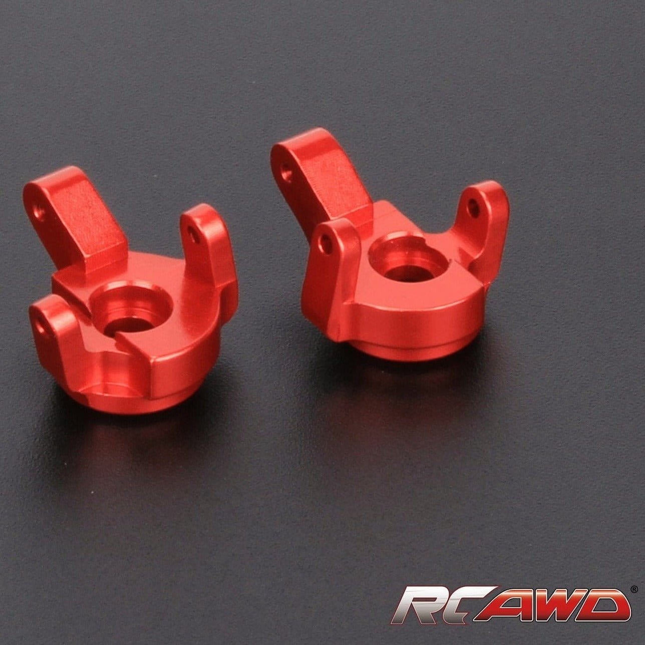 RCAWD AXIAL SCX24 Red RCAWD Axial SCX24 Upgrades Aluminium steering hub carrier SCX2444