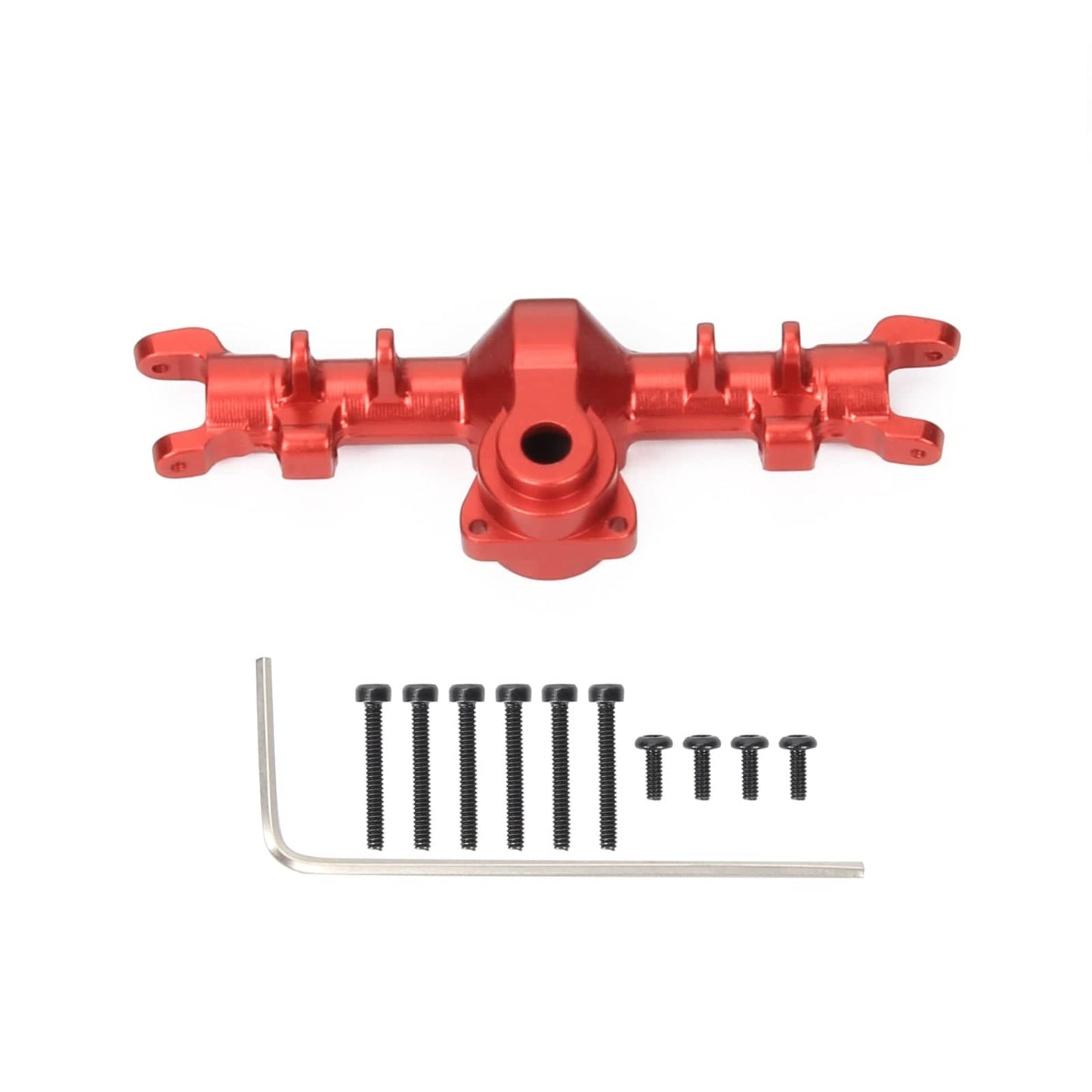 RCAWD AXIAL SCX24 Red RCAWD Axial SCX24 Upgrades Aluminum alloy front axle housing w/o gears SCX2455 compatiable with AX24