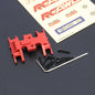 RCAWD AXIAL SCX24 Red RCAWD Axial SCX24 Upgrades Aluminum Skid Plate Center Gear Box Mount SCX2401