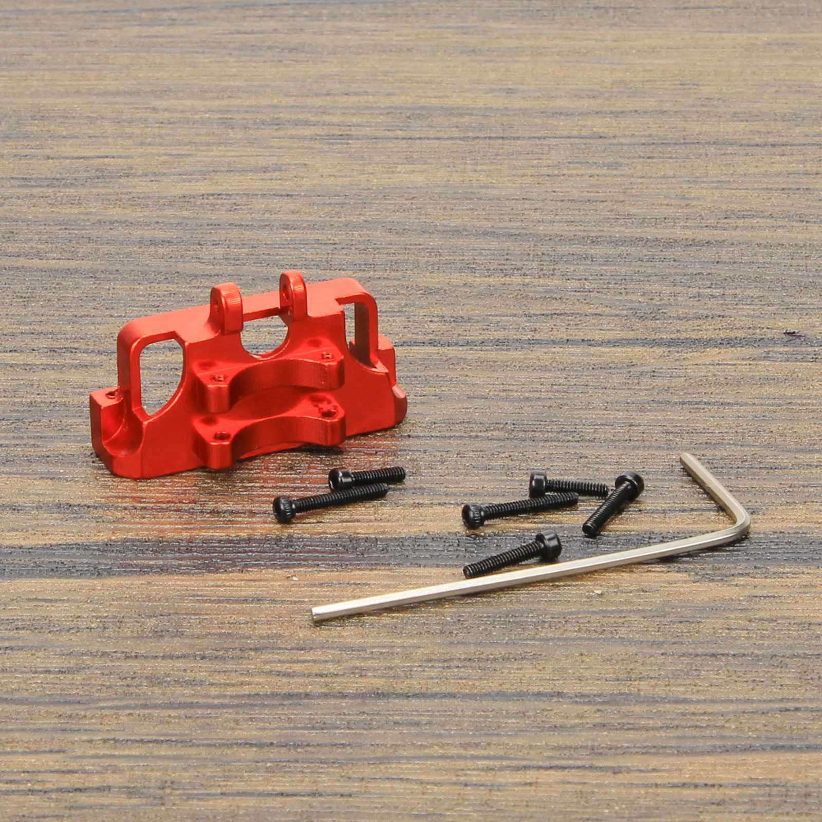 RCAWD AXIAL SCX24 Red RCAWD Axial SCX24 Upgrades Aluminum steering servo mount SCX2405