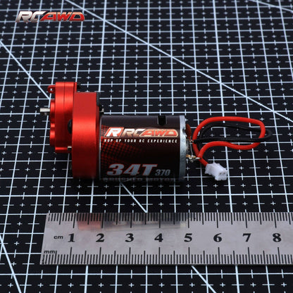 RCAWD AXIAL SCX24 Red RCAWD SCX24 motor upgrades 370 Motor with metal gearbox combo SCX2551