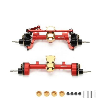 RCAWD AXIAL SCX24 Red RCAWD SCX24 Portal Axles CVD edition Full Set Upgrade Parts