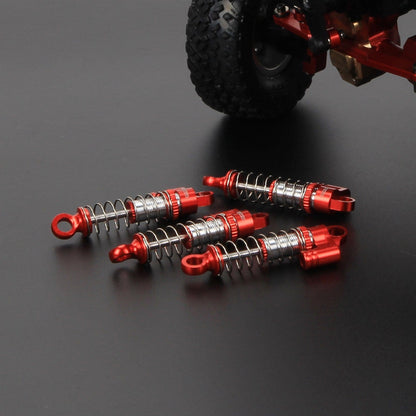 RCAWD AXIAL SCX24 Red / with soft spring RCAWD Axial SCX24 Oil Filled Type Shock Absorber Upgrade Parts