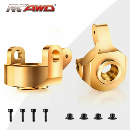 RCAWD AXIAL SCX24 SCX2406 RCAWD Axial SCX24 Brass Front Steering Knuckles SCX2406 compatiable with AX24