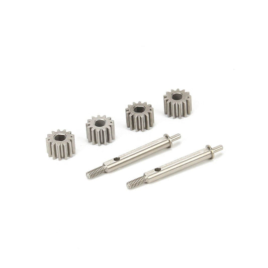 RCAWD AXIAL SCX24 Siliver #45 Steel Portal Gears For RCAWD Front Rear Portal Axle for Axial 1-24 SCX24