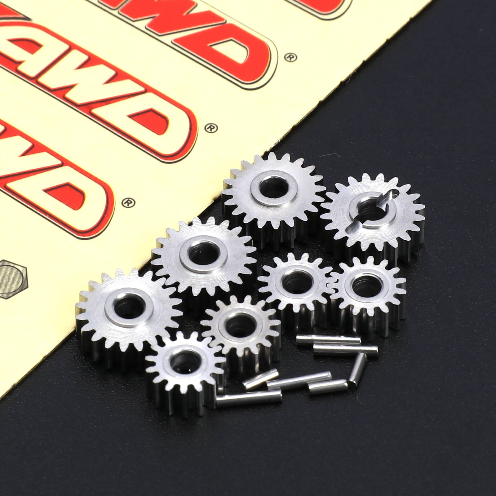 RCAWD AXIAL SCX24 Siliver RCAWD FMS FCX24 Upgrades #45 Steel Portal Gears