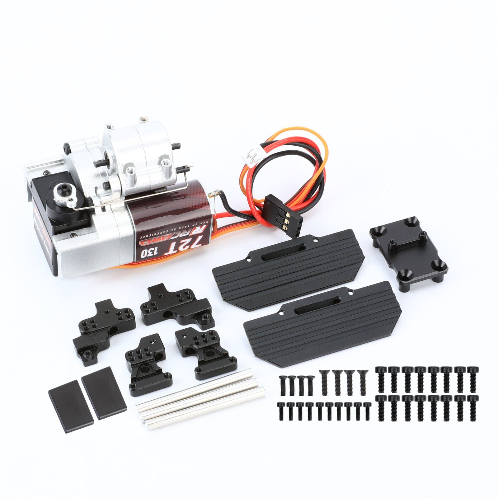 RCAWD SCX24 Motor Upgrades 72T 130 Motor with 2-speed Transmission