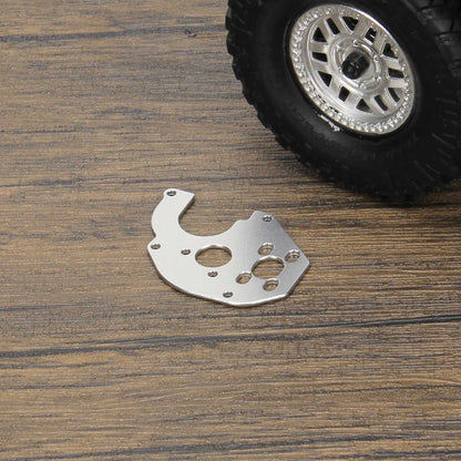 RCAWD AXIAL SCX24 Silver RCAWD Axial SCX24 Upgrades Alloy Motor Mount Plate (030 or 050 size motor) SCX2504