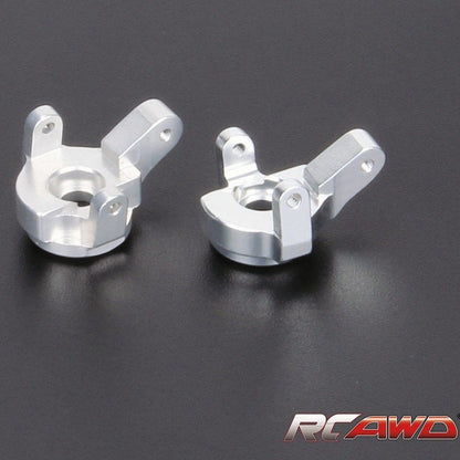 RCAWD AXIAL SCX24 Silver RCAWD Axial SCX24 Upgrades Aluminium steering hub carrier SCX2444