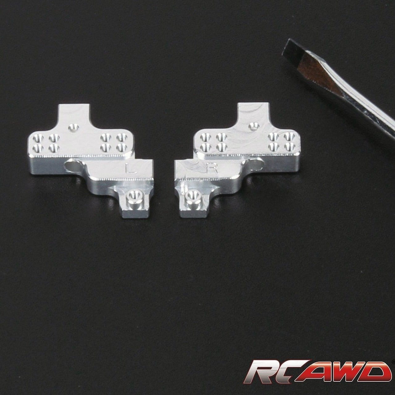 RCAWD AXIAL SCX24 Silver RCAWD Axial SCX24 Upgrades Aluminum alloy front shock tower SCX2447