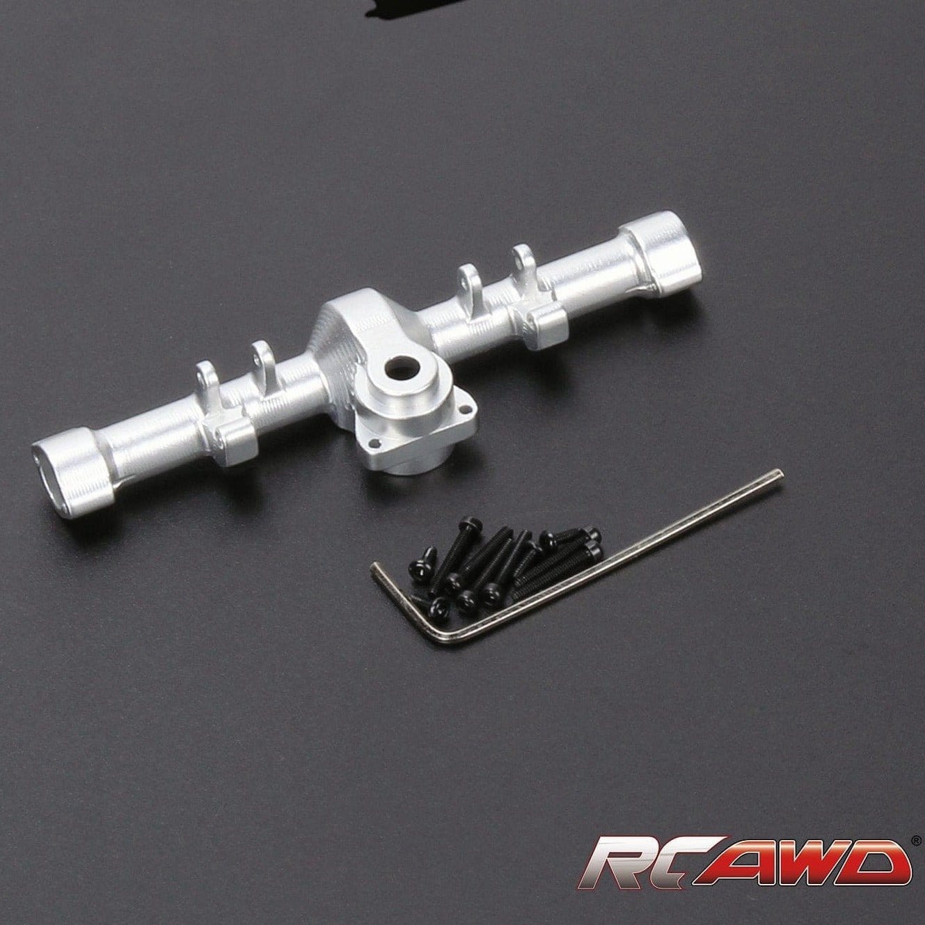 RCAWD AXIAL SCX24 Silver RCAWD Axial SCX24 Upgrades Aluminum alloy rear axle housing SCX2456
