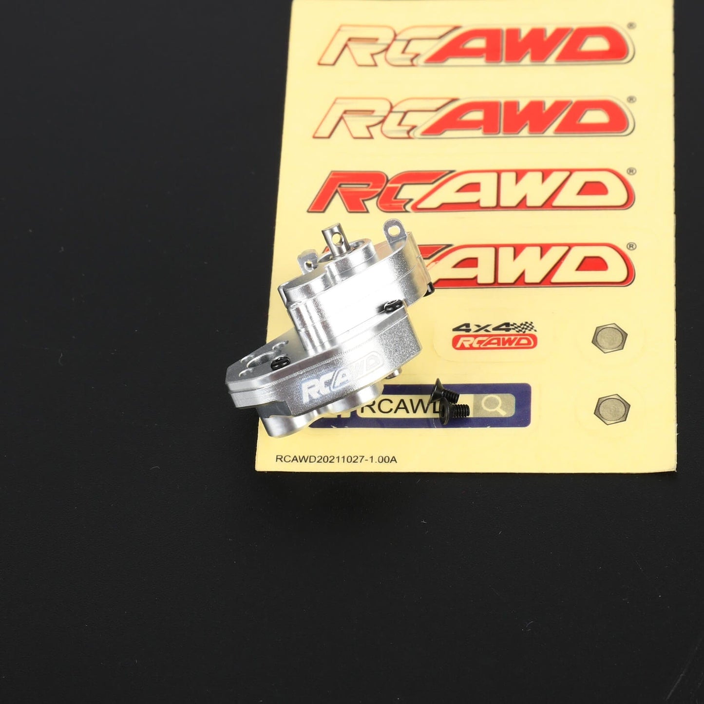 RCAWD AXIAL SCX24 Silver RCAWD Axial SCX24 Upgrades Center Transmission Set