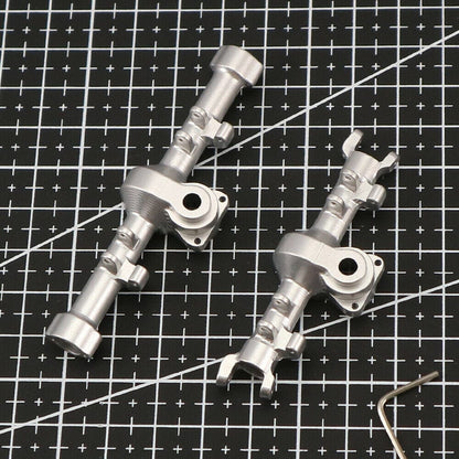 RCAWD AXIAL SCX24 Silver RCAWD SCX24 Aluminium Front & Rear Axle Housing set