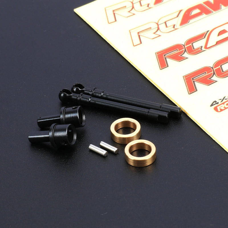 RCAWD AXIAL SCX24 Strengthen version Front CVD drive shaft for RCAWD front portal axle upgrade parts
