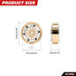 RCAWD Axial SCX30 12-hole Wheels RCAWD SCX30 0.7" New Round Hole Design All Brass Wheel Rims