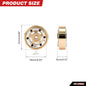 RCAWD Axial SCX30 NEW 5-hole Wheels RCAWD SCX30 0.7" New Round Hole Design All Brass Wheel Rims
