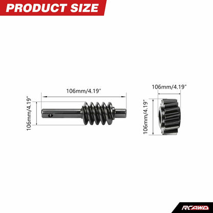 RCAWD Axial SCX30 RCAWD SCX30 16T Front Rear Worm Gear