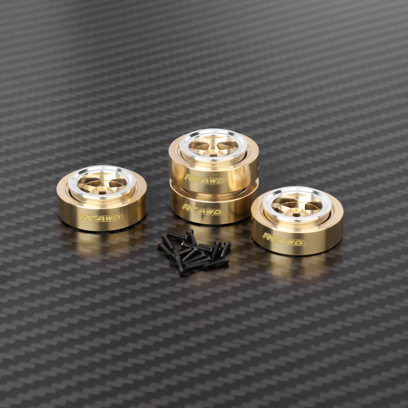 RCAWD Axial SCX30 RCAWD SCX30 All Brass Wheel Rims