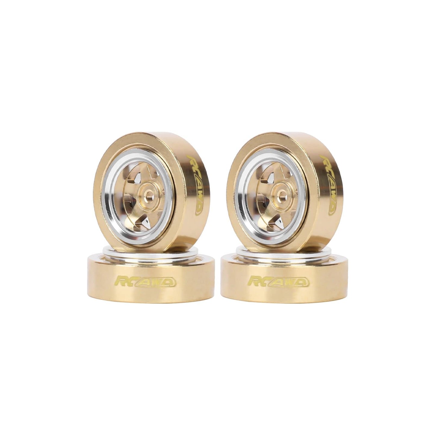 RCAWD Axial SCX30 RCAWD SCX30 All Brass Wheel Rims