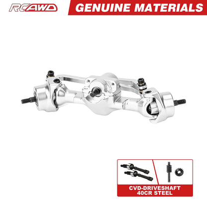 RCAWD Axial SCX30 RCAWD SCX30 Front Rear Axle Assembly with Steel Gear Drive Shaft