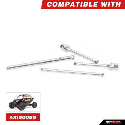 RCAWD Axial Upgrades Dogbone Center Driveline Set for 1/18 Yeti Jr Can - Am Maverick - RCAWD