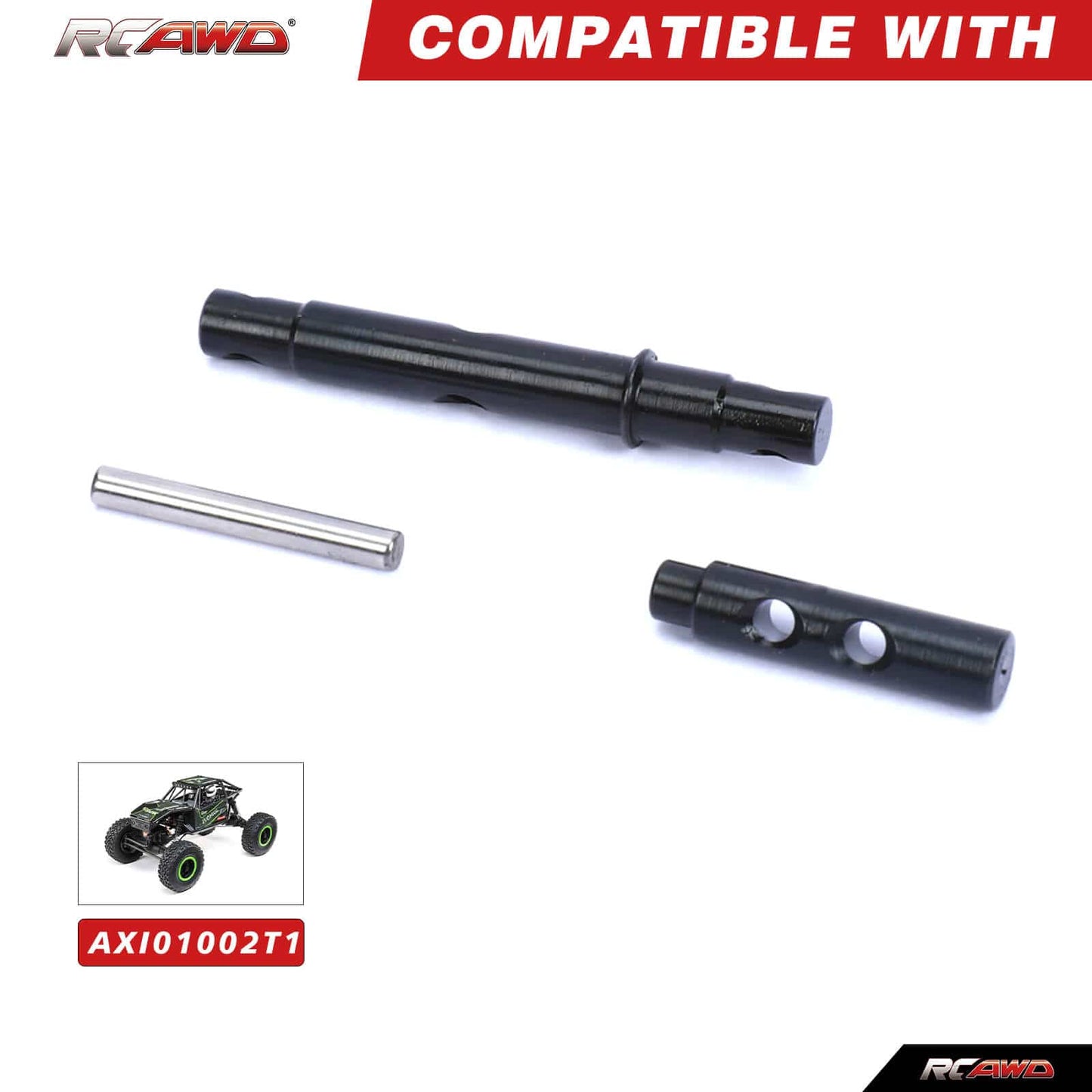 RCAWD Axial UTB18 AXI212006BL RCAWD Axial UTB18 Upgrades Steel Center Transmission Shaft Set for 1/18 Capra Trail