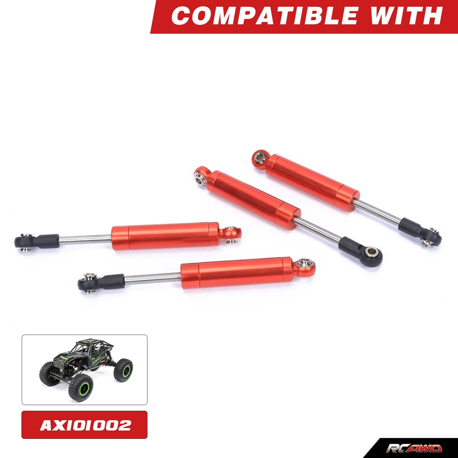 RCAWD Axial UTB18 RCAWD Axial UTB18 Capra upgrades Aluminum front/rear built in spring shock absorber damper oil filled type AXI213000