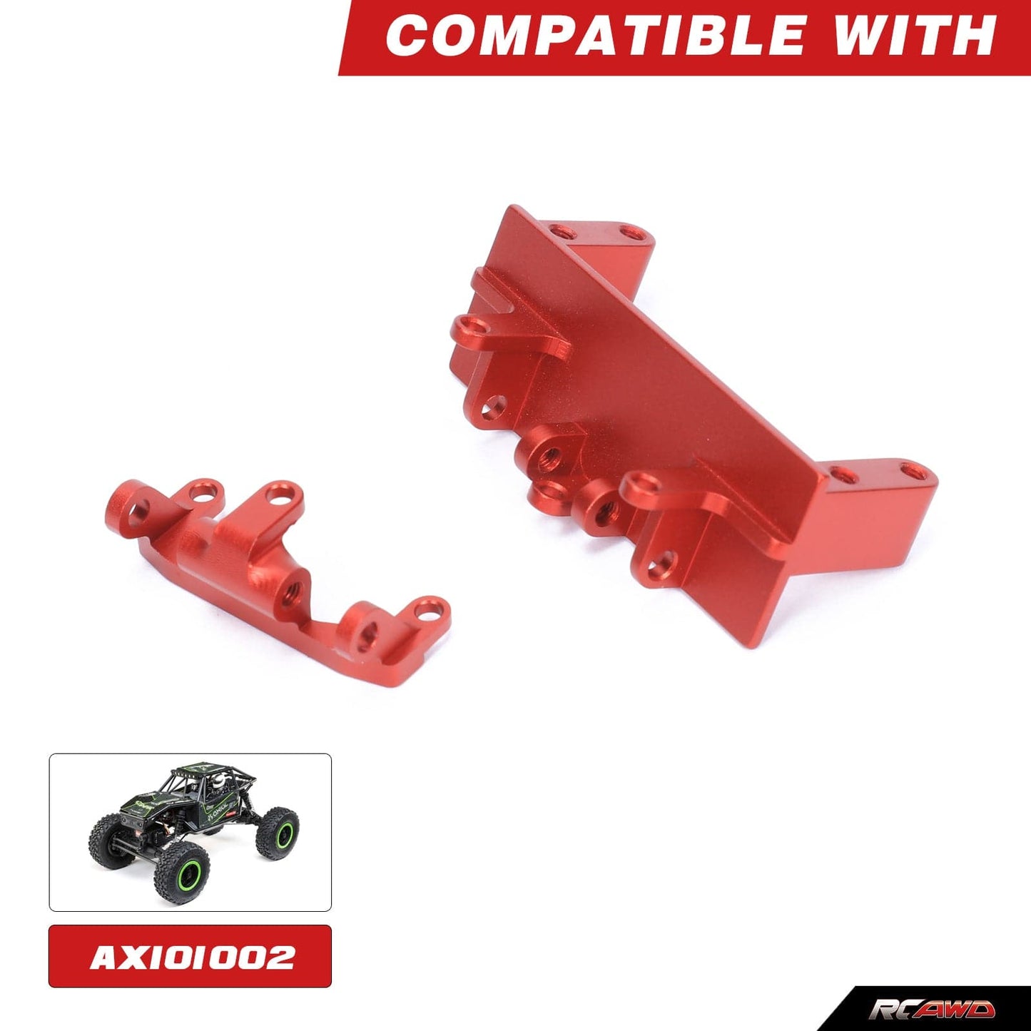 RCAWD Axial UTB18 RCAWD Axial UTB18 Capra upgrades Aluminum front servo linkage mount plate rear linkage mount plate AXI212009