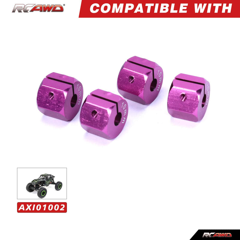 RCAWD Axial UTB18 Upgrade H12*10mm Alloy Hex Hub Set AXI212015-10 - RCAWD