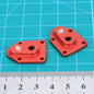 RCAWD Axial UTB18 Red RCAWD Axial UTB18 Capra upgrades Aluminum alloy Portal Box Cover portal gear housing cover AXI312004