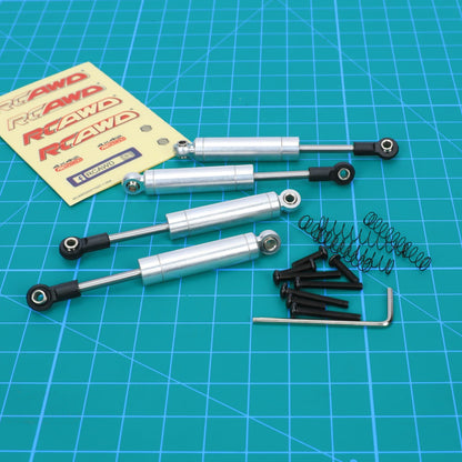 RCAWD Axial UTB18 Silver RCAWD Axial UTB18 Capra upgrades Aluminum front/rear built in spring shock absorber damper oil filled type AXI213000
